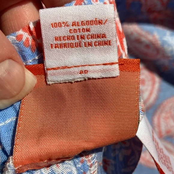 Hearts of Palm short paisley floral print pull on short cotton casual boho 3X - Picture 15 of 15